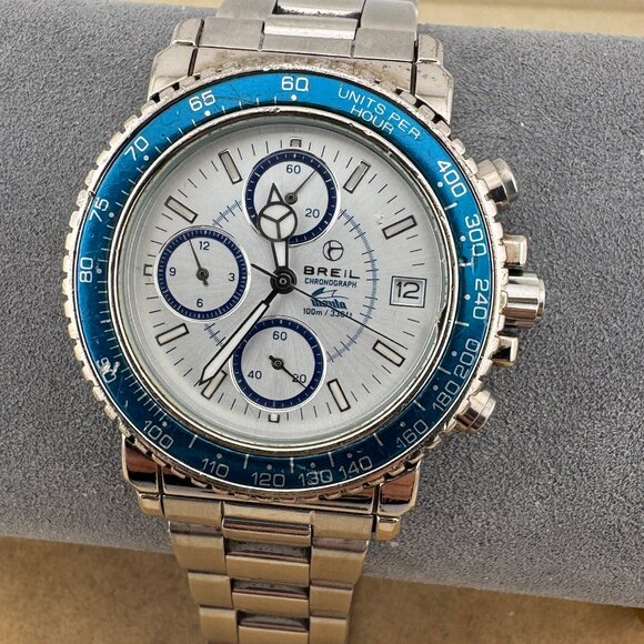 Vintage and Very Rare BREIL Manta 10 ATM Italian Dive Watch New battery - Picture 2 of 11